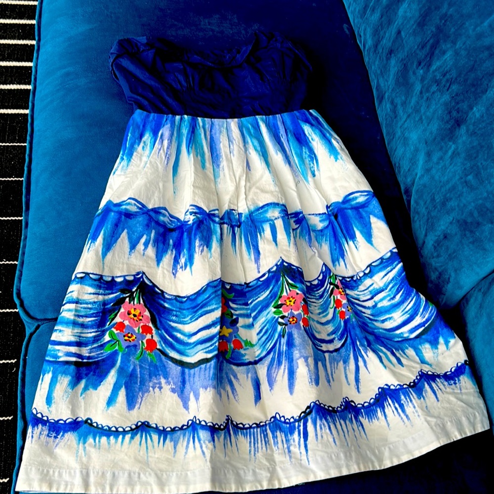 Anthropology Spring Dress Beautiful colors.